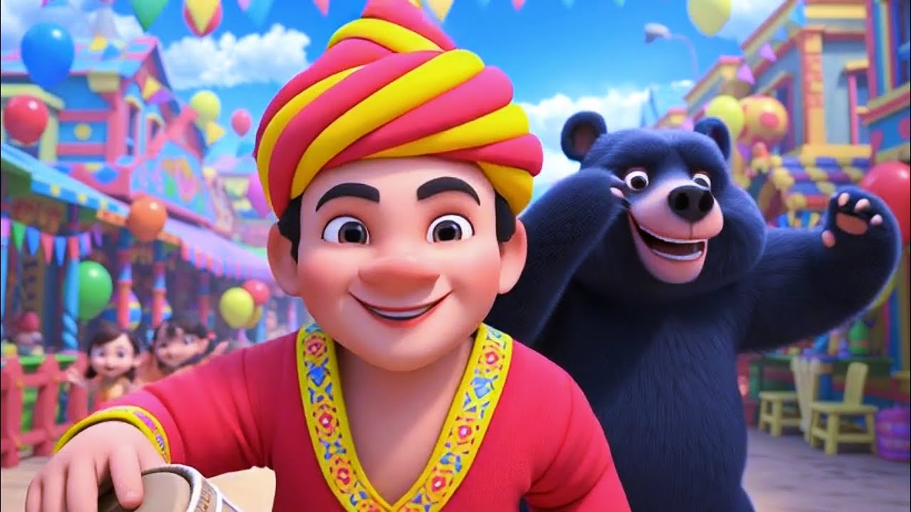 कालू मदारी आया | Kalu Madari Aaya| Hindi Rhymes for Kids | Kalu Madari Aaya | बच्चों का मजेदारगीत