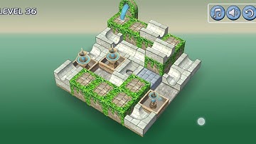 Classic - Hard - Level 36 | Flow Water Fountain 3D Puzzle | Walkthrough, Gameplay, No Commentary
