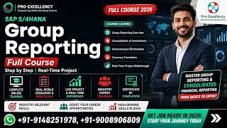 SAP Group Reporting Full Course 2026 | Step by Step