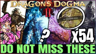 Dragon's Dogma 2 - Don't Miss the 17 Bosses \& ALL 54 Enemies in Game - Secrets \& Hidden Enemy Guide!