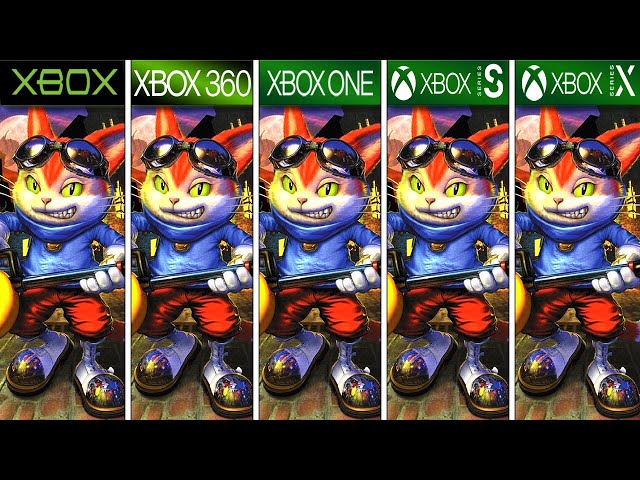 Blinx The Time Sweeper (2002) in All Xbox Consoles (Side by Side