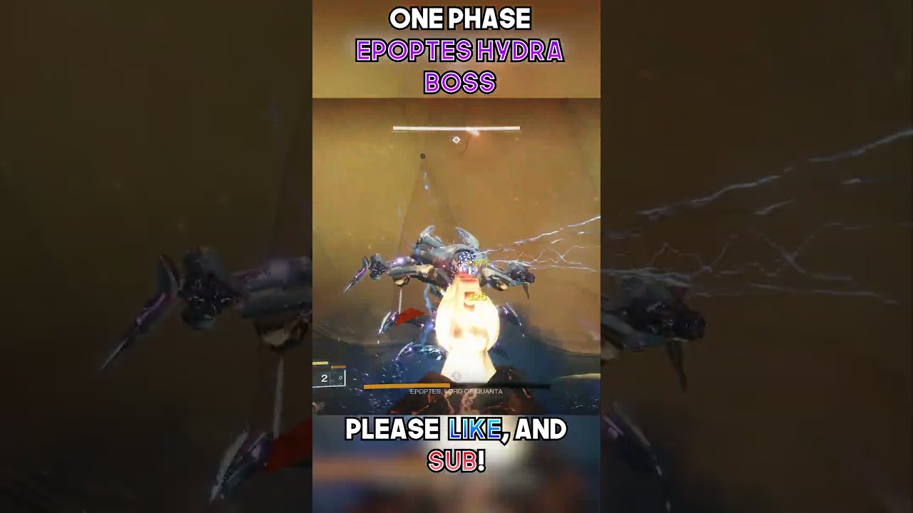 Epoptes, Lord of Quanta One Phase, Hydra Boss, NEW Desert Perpetual Raid  