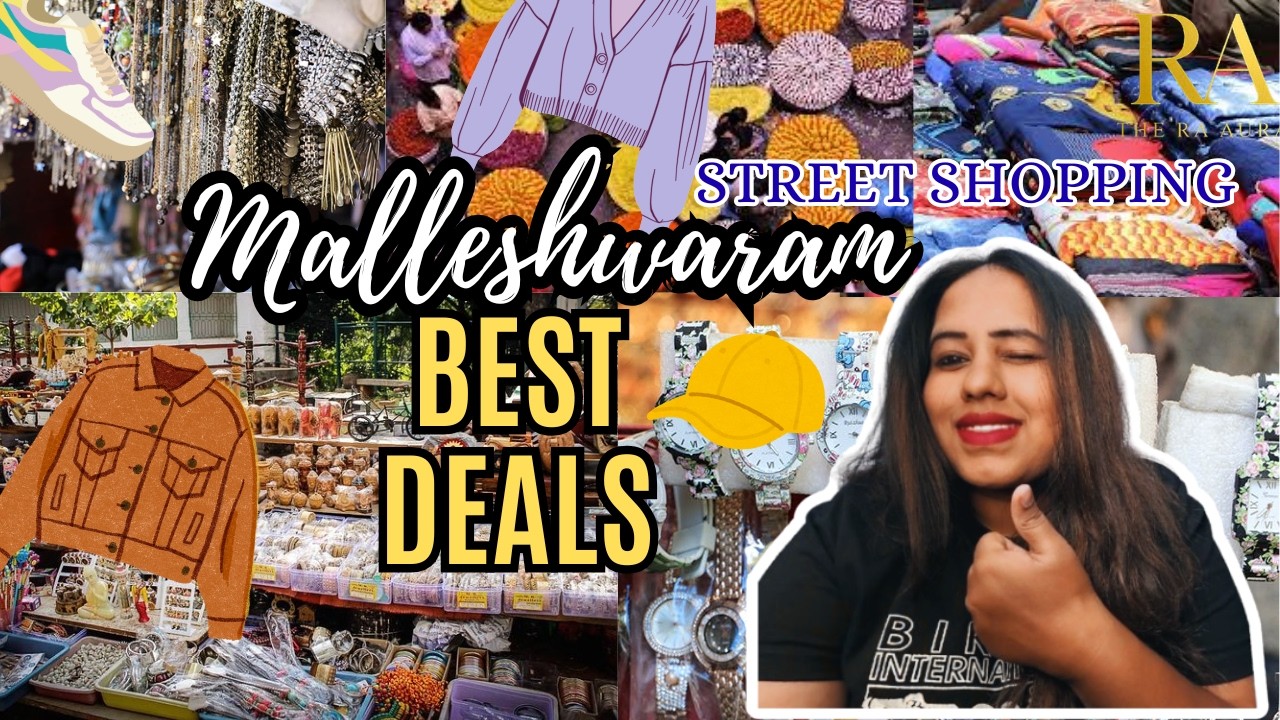 😳💰Cheapest Malleshwaram Street Shopping😍🛍️ | Best Deals in Bangalore | Budget Shopping | RA Aura