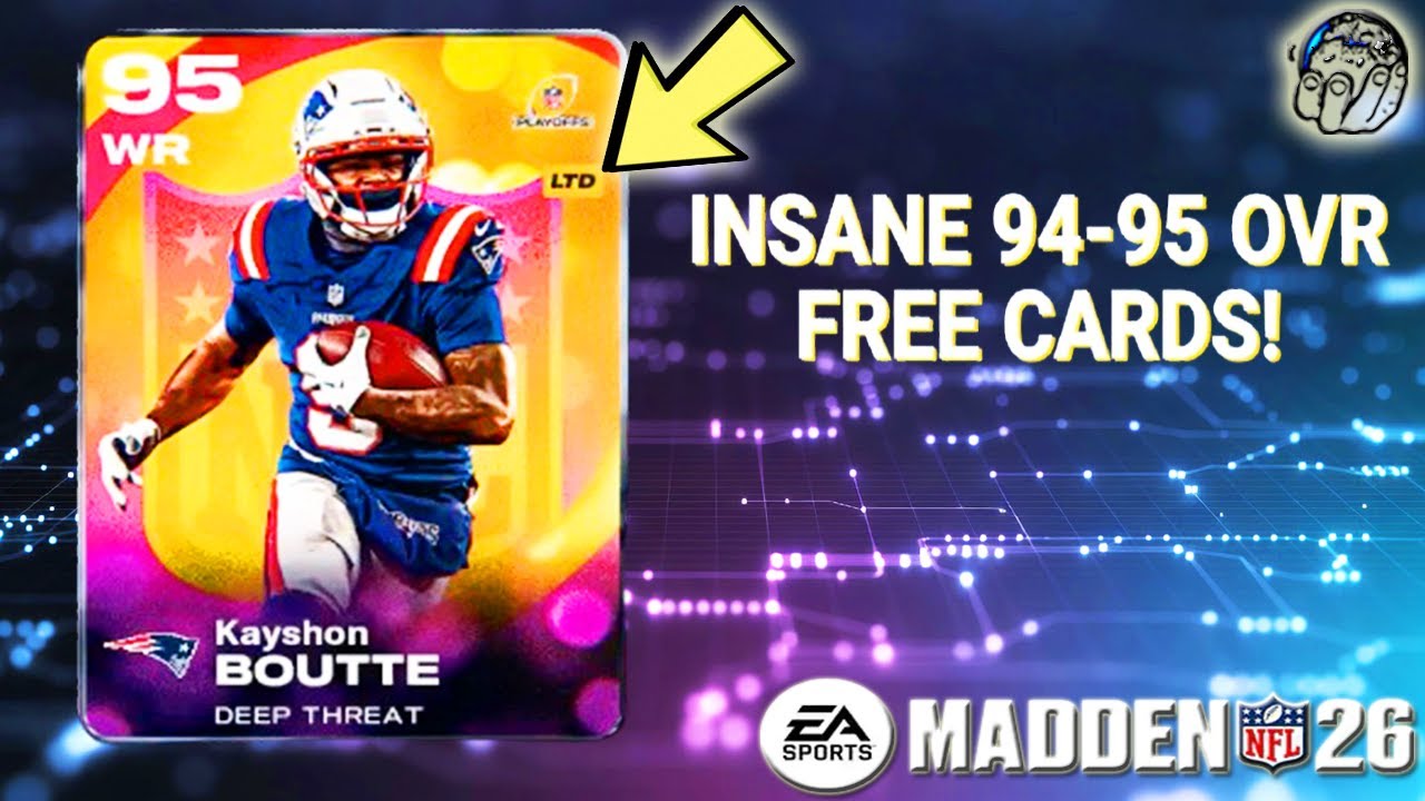 FREE 95 OVR PLAYER! FREE 94 OVR PLAYER! FREE MUTCOINS! NFL PLAYOFFS RL 3 MUT 26