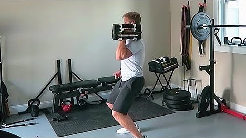 Single-Arm Push Press with Accentuated Eccentric (from side)