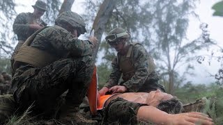Marines, Sailors Conduct Casualty Evac At TAB