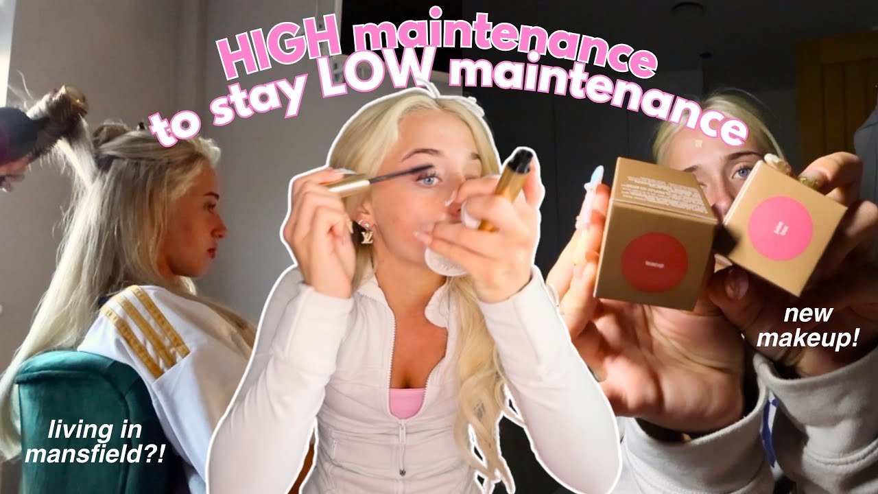 living in mansfield with my bf? new make up haul! + glow up