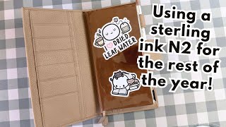 Sterling Ink N2 notebook as a planner!