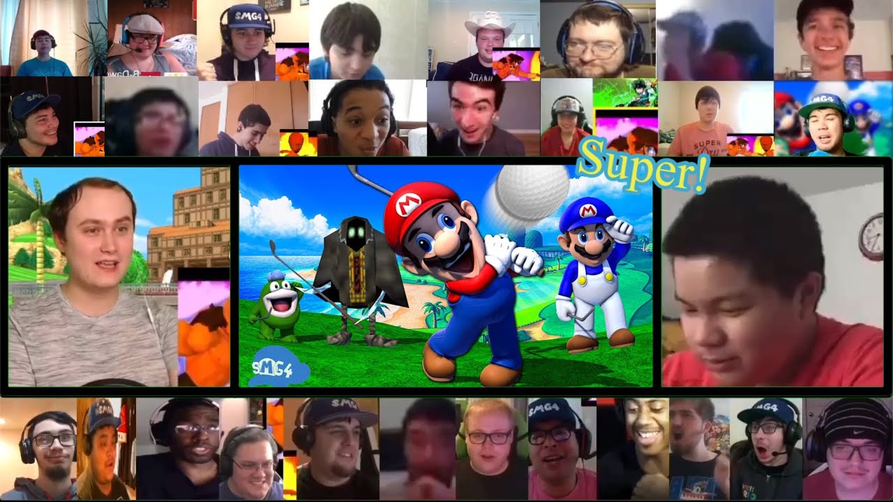 Super version | SMG4: Stupid Mario Golf Reaction Mashup