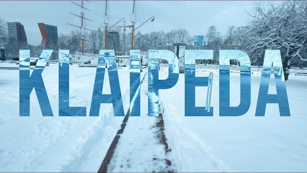 Klaipėda, Lithuania (Lietuva) - Winter City Walk