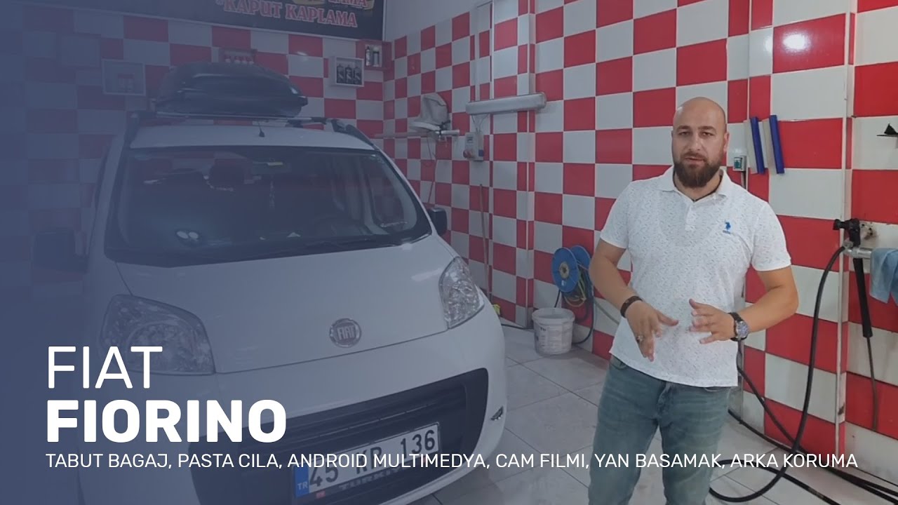 Fiat Fiorino // Tabut Bagaj, Pasta Cila, Android Multimedya, Cam Filmi, Yan Basamak, Arka Koruma