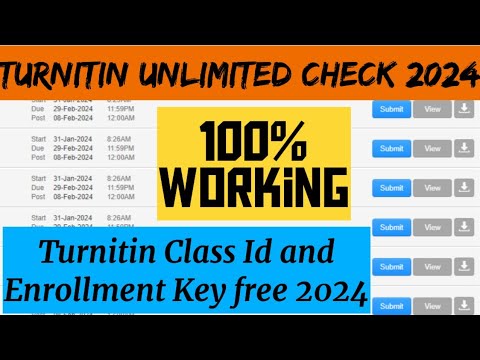 Turnitin class id gratis 