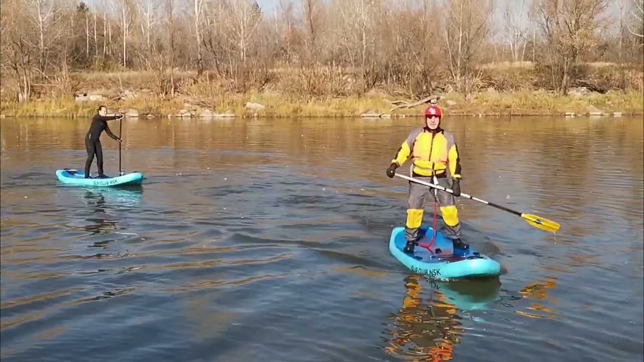 тест бурноводного SUP. Модель для горных рек, прохождения порогов, речного серфинга.