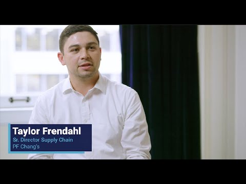 Taylor Frendahl - Sr. Director Supply Chain at P.F. Chang's - video from ArrowStream
