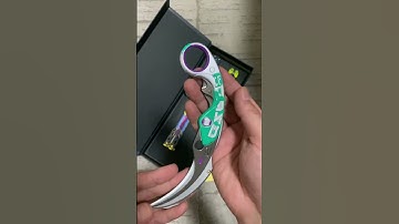 Thumbnail of Metal RGX Knife Balisong Prime Karambit Unboxing#balisong #valorant
