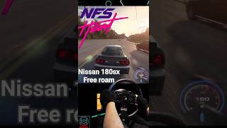 Nissan 180sx Free Roam NFS heat with Thrustmaster T150 #shorts #nfs #racing #gaming #thrustmaster