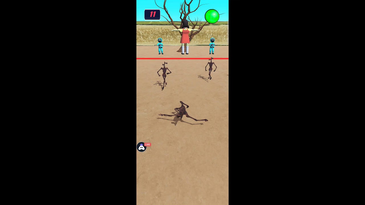 Siren Hard Squid Game Red Light Siren Green Light : 😍