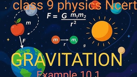class 9 Physics chapter 9 Gravitation Example 9.1 #ncert