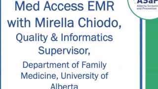 Med Access EMR - Producing a List of Patients by Provider for the Chart Review