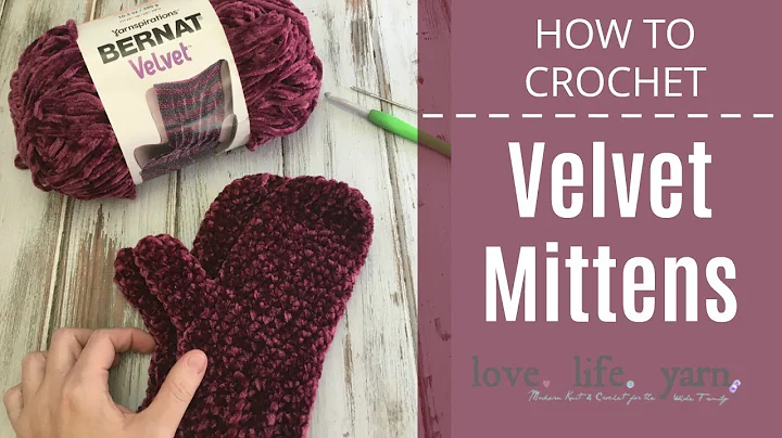 Crochet Luxurious Velvet Mittens