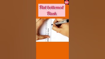 How to draw " Flat bottomed flask " in easy way for beginners ||  @N.C.Drawing