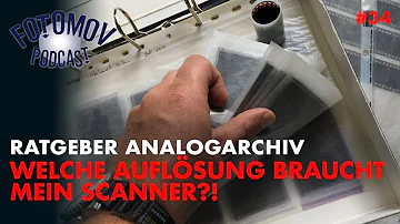 Welche Auflösung bei Scan?