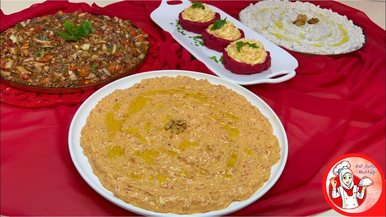 BU MEZE TARİFLERİ DAVET SOFRALARINIZA ÇOK YAKIŞACAK????en pratik meze ve salatalar