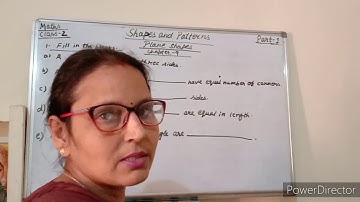 Class 2 maths coursebook ch-9 Shapes and Pattern (Plane Shapes) Part-1