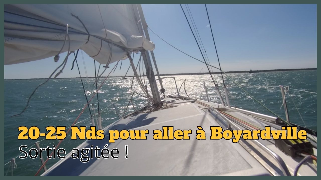 ⁣VOILIER: 20-25 Nœuds au Près, ca réveille !