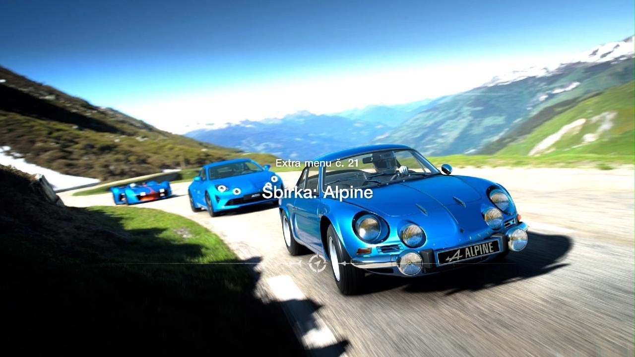 Gran Turismo 7 Menu 21 Alpine CZ/SK