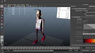 Пример: Cоздание, rigging, текстурирование и анимация костяного персонажа в Autodesk Maya 2013 Пример: Cоздание, rigging, текстурирование и анимация костяного персонажа в Autodesk Maya 2013
