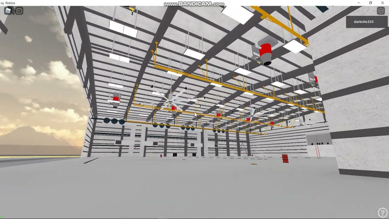 Chouckles aircraft hangar foam fire suppression system test {GAME LINK