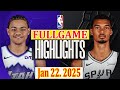 Utah Jazz vs San Antonio Spurs FULLGAME Qtr Jan 22. 2025 Highlights | NBA