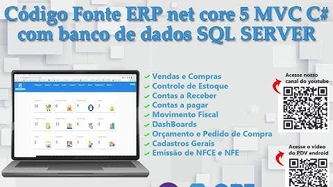 @ código fonte PDV ERP c# net core versão 2022