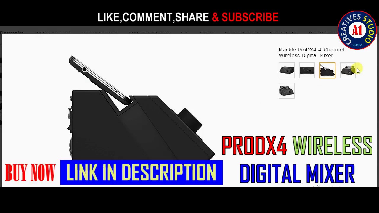 Mackie ProDX4 4-Channel Wireless Digital Mixer Review & Setting