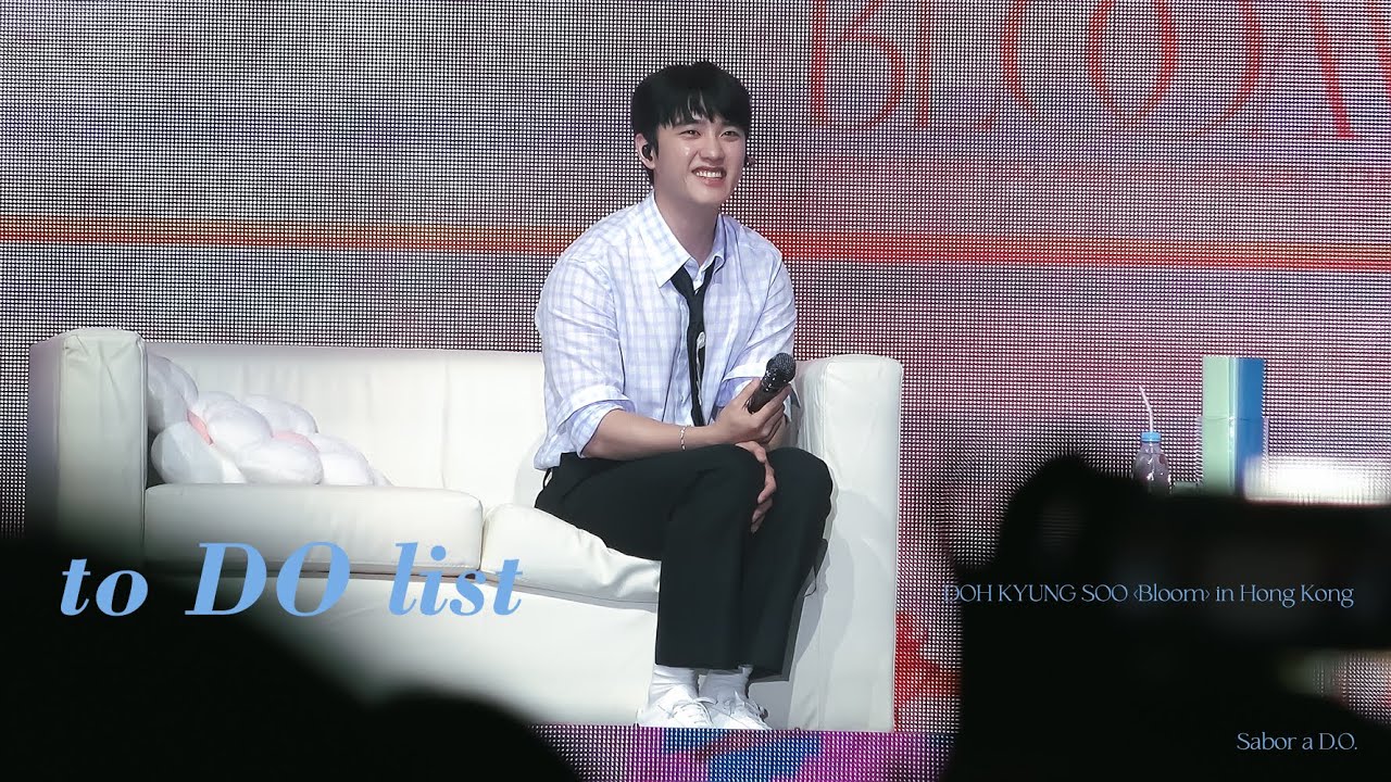 [4K Fancam] Doh Kyung Soo Fan Concert  [Bloom] in Hong Kong - to DO list (도경수)