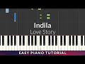 Indila - Love Story EASY Piano Tutorial