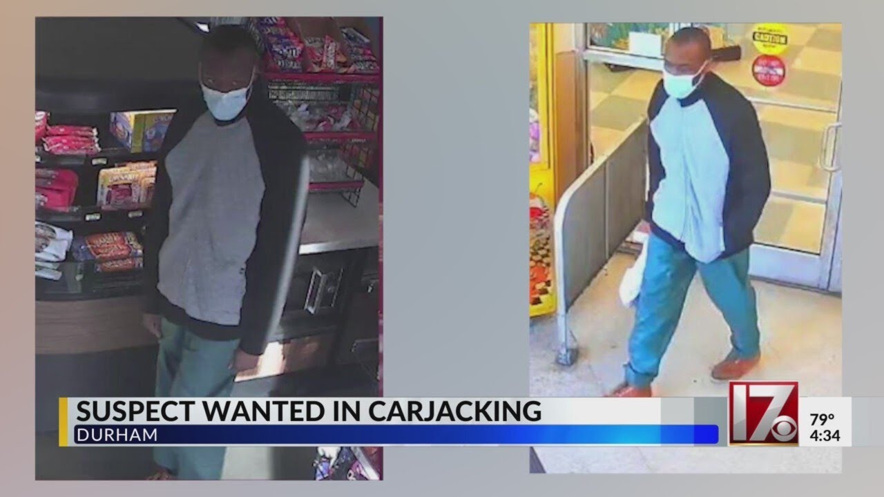Durham police looking for man in connection to carjacking - YouTube