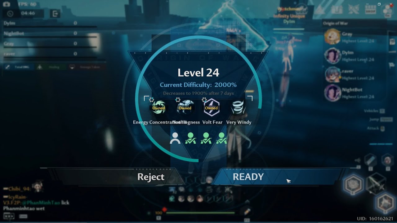 [Tower of Fantasy 3.4] Speed Run Origin of War Difficulty 2000% Floor 24 (healer POV) [