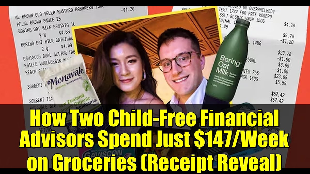 How Two Child-Free Financial Advisors Spend Just $147/Week on Groceries (Receipt Reveal)