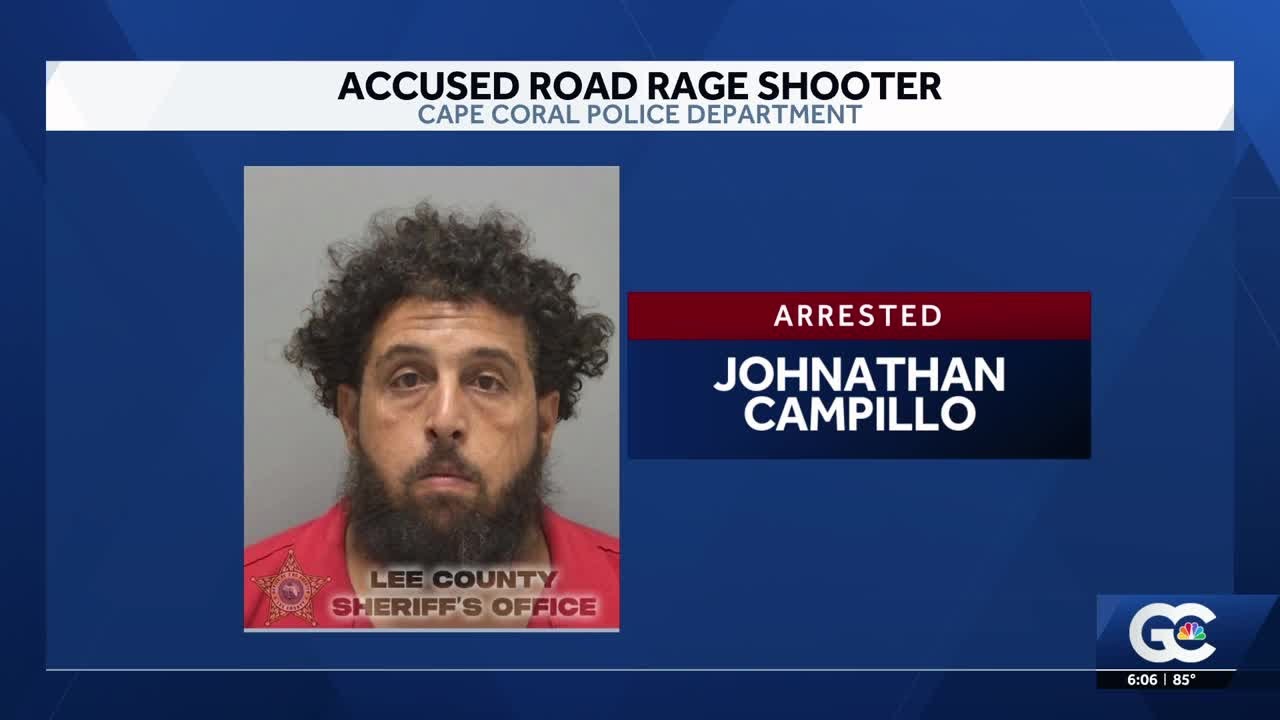 Man arrested after road rage incident turns into gunfire with children ...
