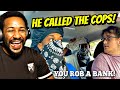 ROBBING A BANK DURING TEST DRIVE! | REACTION!