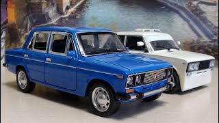 Советская классика: 1/24 Ваз 2106 (Miniauto). Легендарная шестёрка. Подробности в описании.