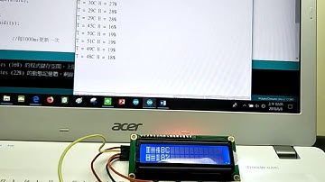 Arduino作業  溫度sensor顯示於LCD上