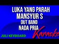 LUKA YANG PARAH Mansyur S Karaoke Nada Pria Lirik Dutband 