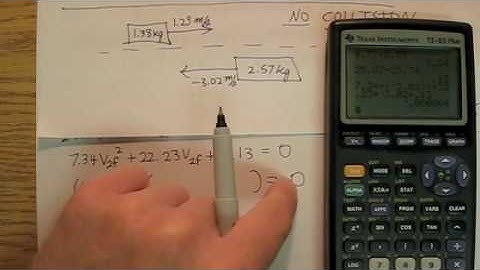 BMAPhysics 6h Analyzing elastic one dimensional collisions.