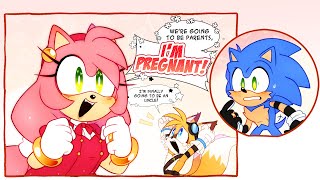 Uncle Tails?! Amy's News  Sonic x Amy (Sonamy) Comic Dub Comp