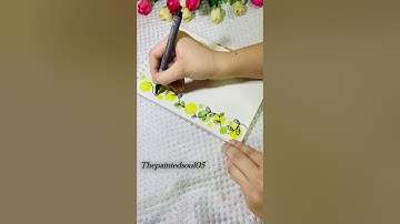 DIY frontpage design for projects💚💛#art #shorts #borderdesign #borderdesignforproject #youtube #yt