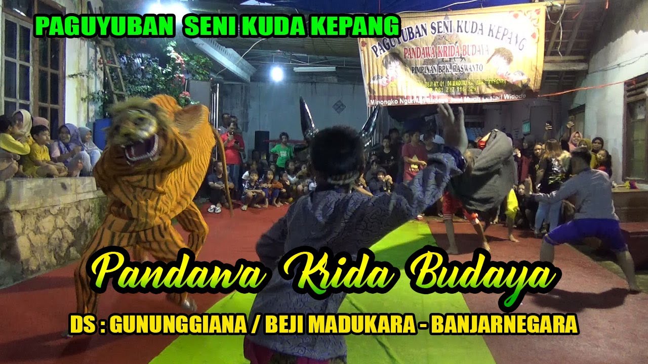 BARONGAN, KESENIAN KUDA KEPANG PANDAWA KRIDA BUDAYA GUNUNGGIANA BEJI MADUKARA