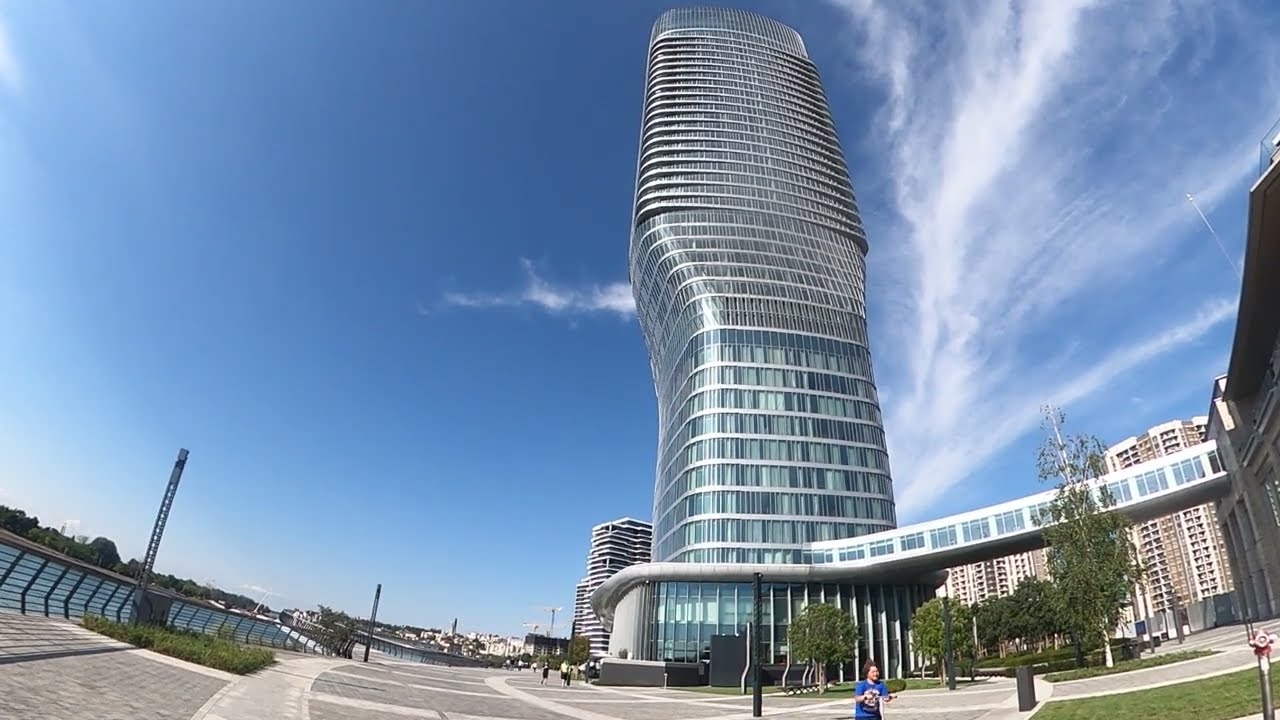 Serbia Belgrade Waterfront Galeria Shopping center, today 5th August 2025. 